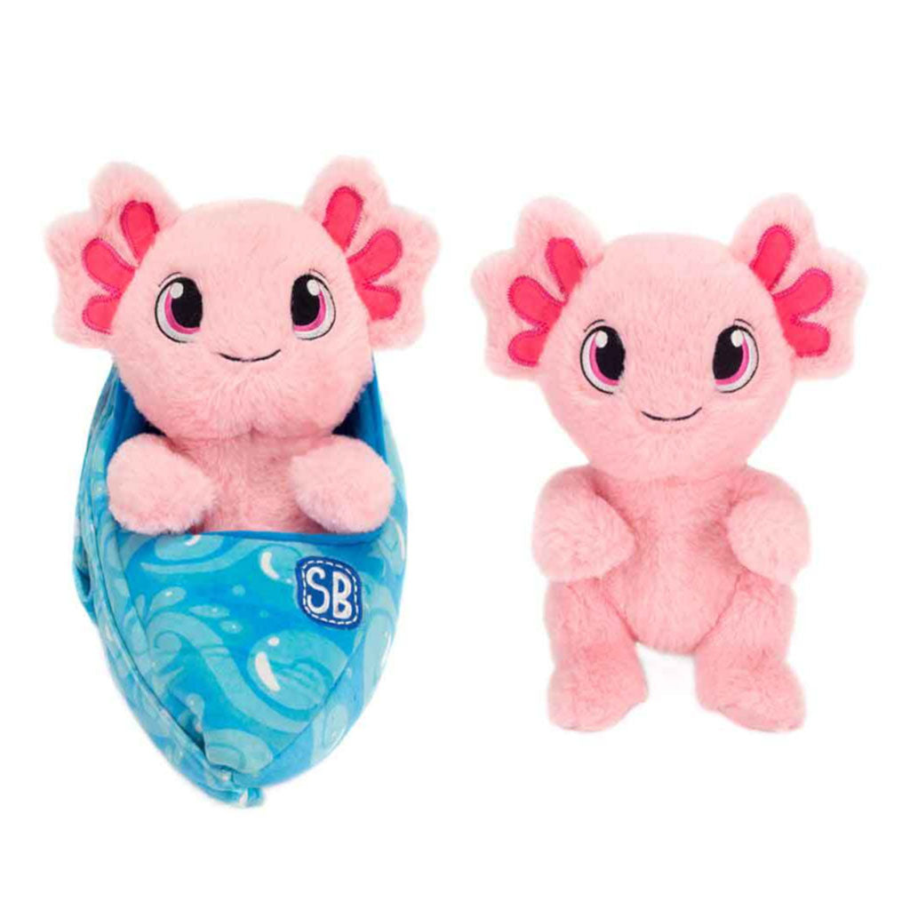 Plush Axolotl Swaddle Baby details
