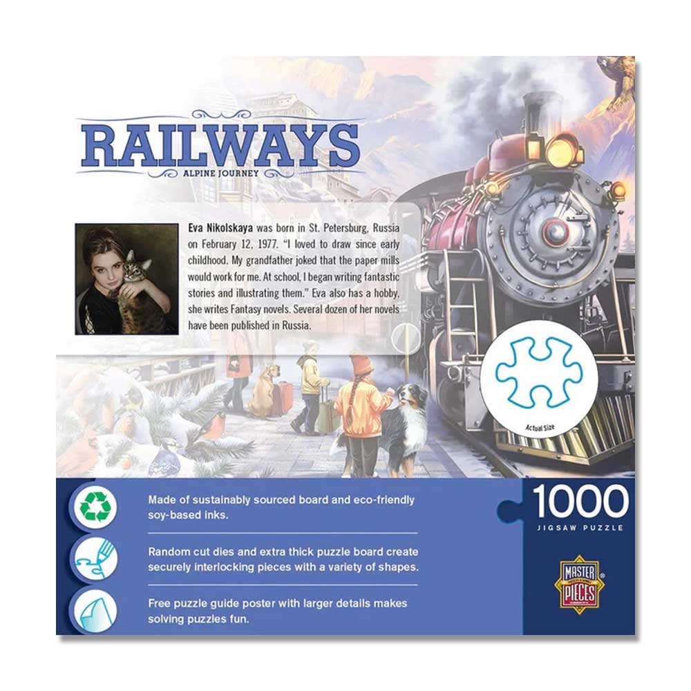 Railways Alpine Journey 1000 Piece Puzzle