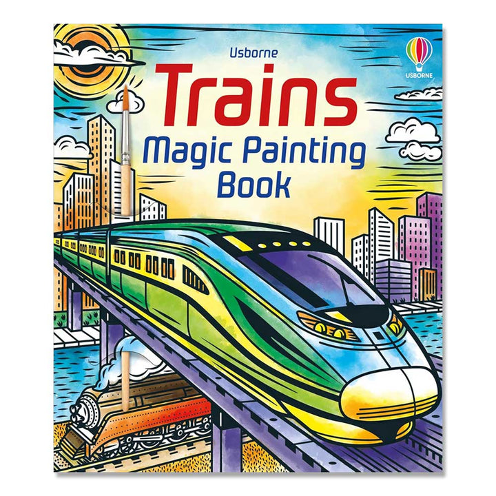 Trains Magic Painting Book
