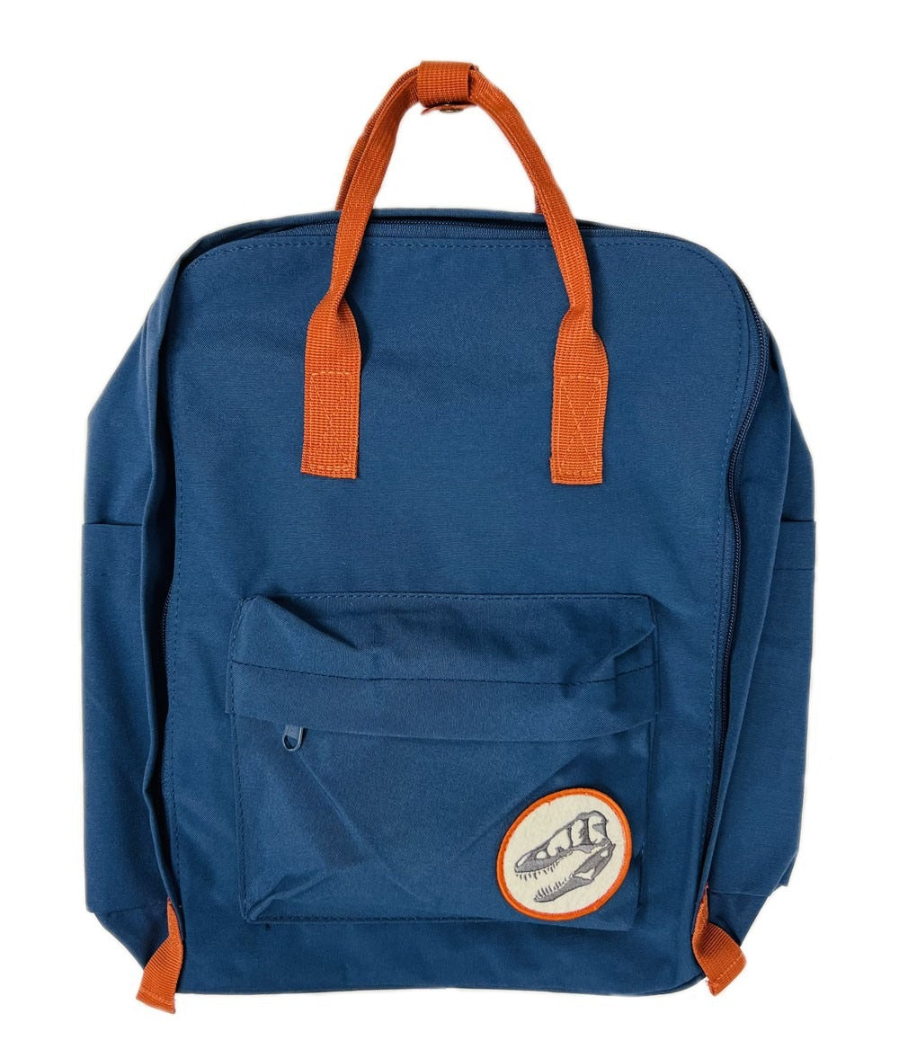 Dinosaur Patch Canvas Backpack