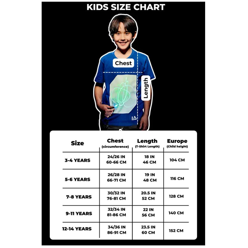 Youth Outer Space Interactive Glow T-Shirt