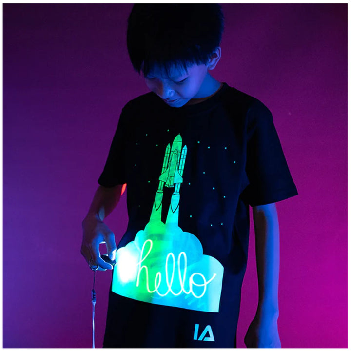 Youth Outer Space Interactive Glow T-Shirt