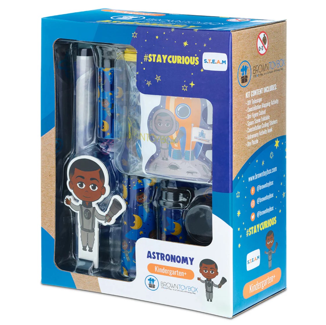 Brown Toy Box Astronomy STEAM Kit – Museum of Science Shop