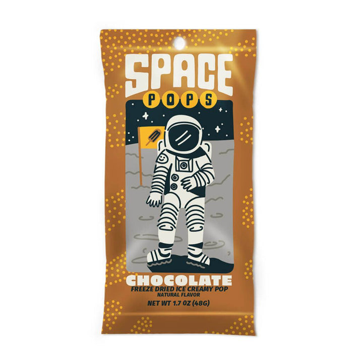 Space Pops Freeze Dried Chocolate Ice Creamy Pops