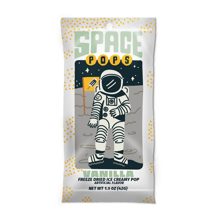 Space Pops Freeze Dried Vanilla Ice Creamy Pops
