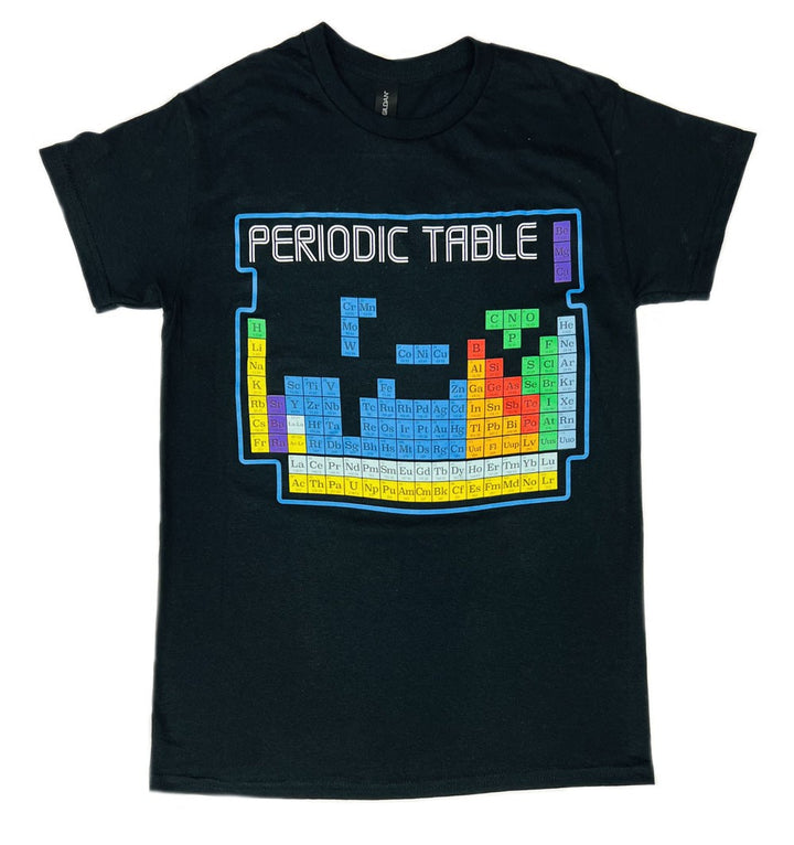 Adult Tetris Style Periodic Table T-Shirt