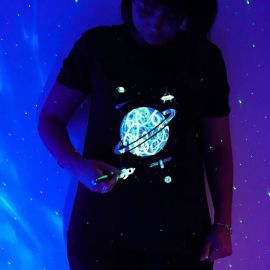 Youth Outer Space Interactive Glow T-Shirt